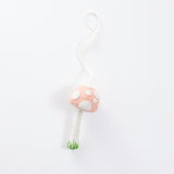 Small Pink Lady Mushroom Ornament