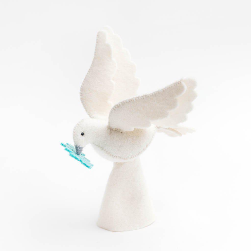 Small Season of Peace Dove Tree Topper