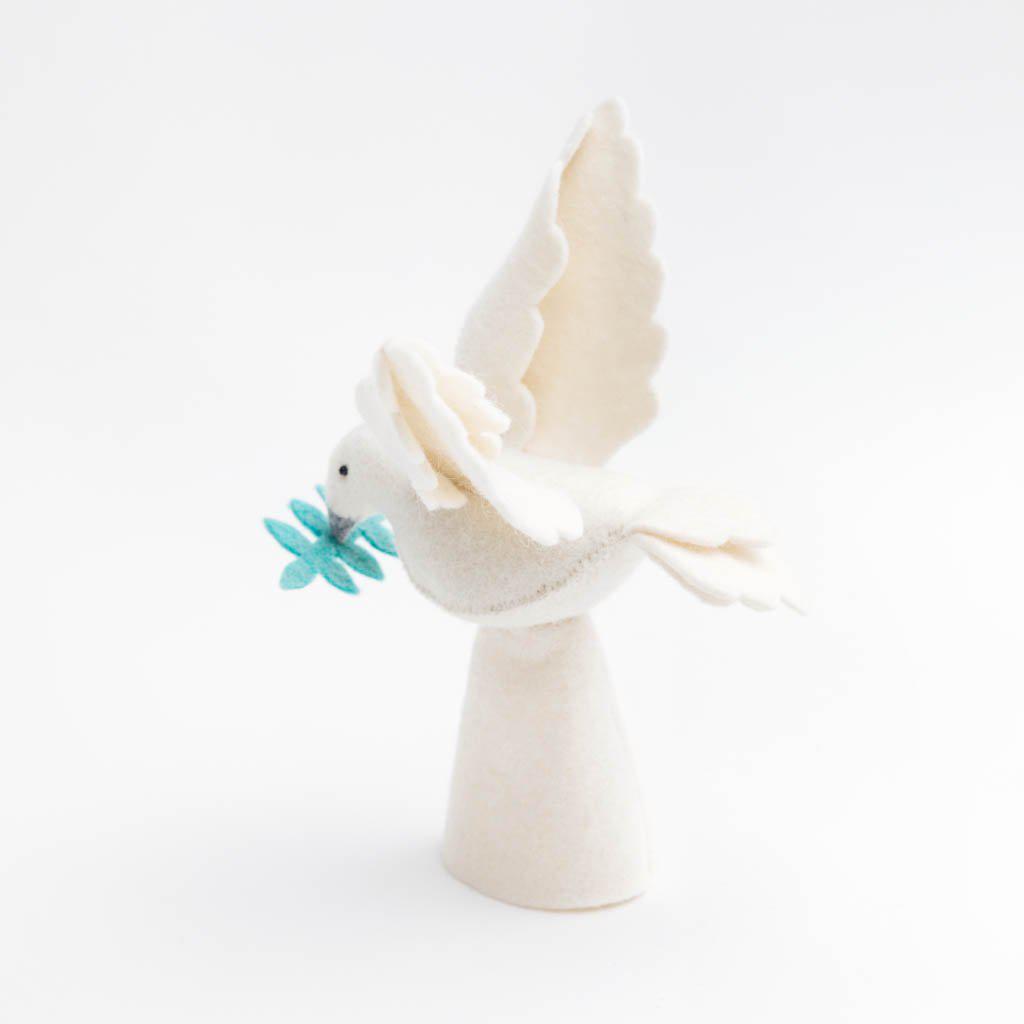 Small Season of Peace Dove Tree Topper