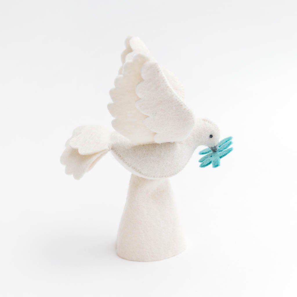 Small Season of Peace Dove Tree Topper