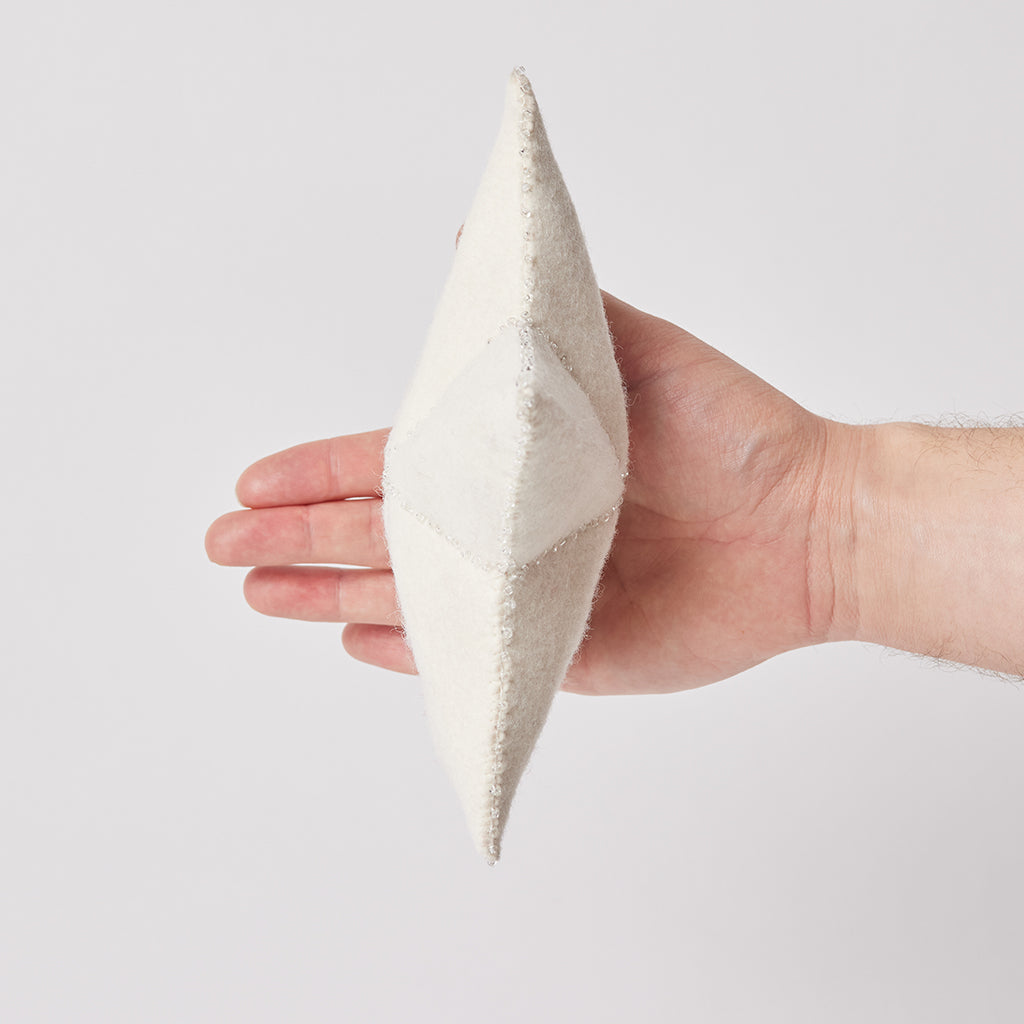 Small White Star Topper