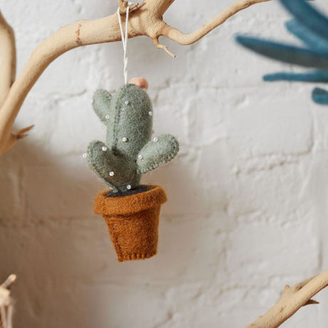Sunrise Blossom Cactus Ornament