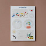 Snow Day Fun Sticker Sheet