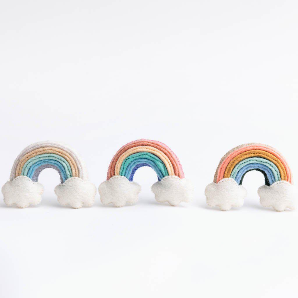 Soft Days Rainbow Ornament