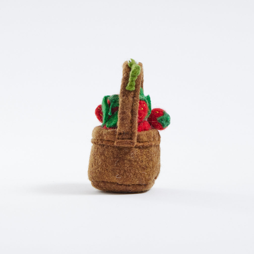 Strawberry Basket Ornament