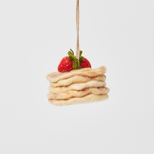 Strawberry Pancake Stack Ornament