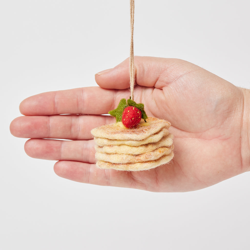 Strawberry Pancake Stack Ornament