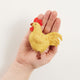 Strutting Yellow Rooster Ornament