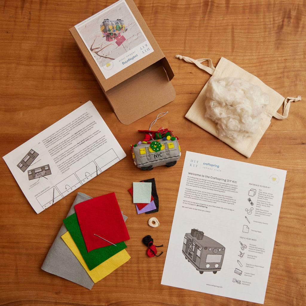 DIY KIT Subway Train Box