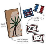 DIY Wanderlust Suitcase Pattern Download
