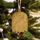 Sun & Moon Etched Brass Hamsa Ornament