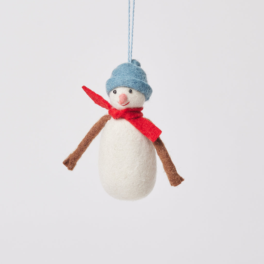 Sunny Day Snowman Ornament