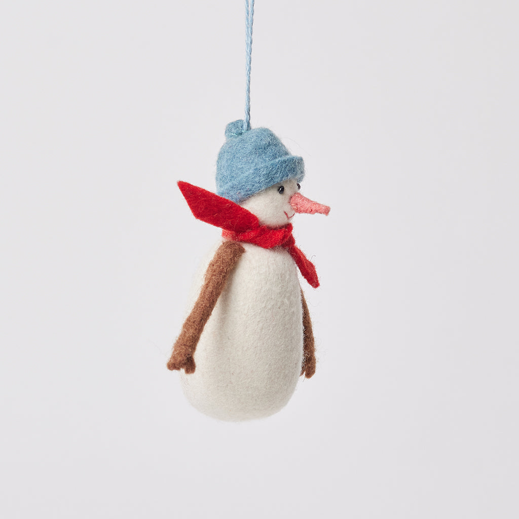 Sunny Day Snowman Ornament