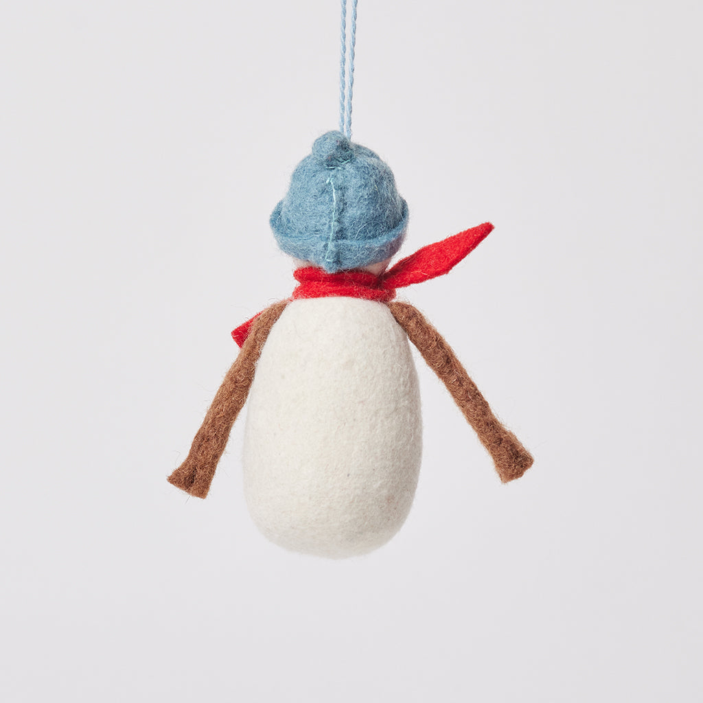 Sunny Day Snowman Ornament