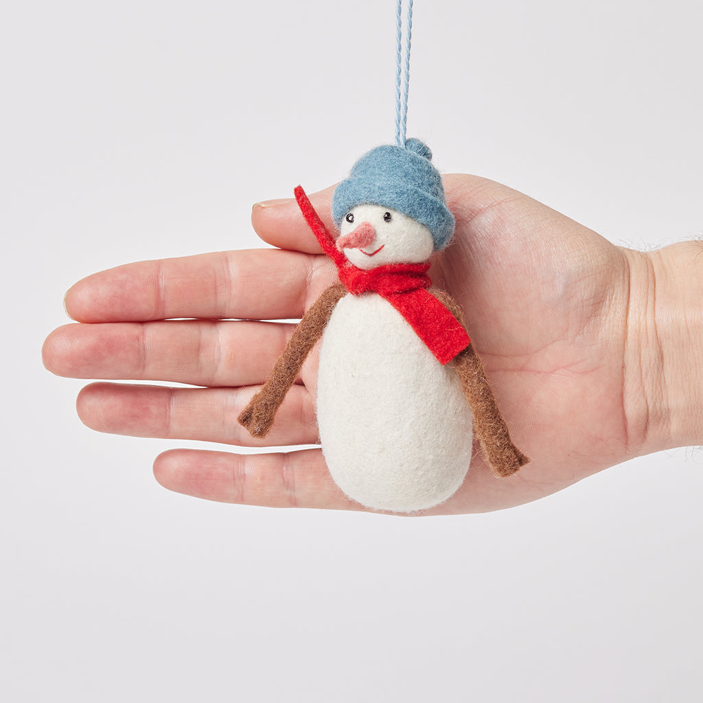 Sunny Day Snowman Ornament