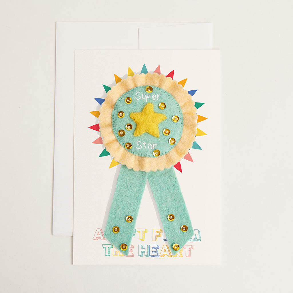 Super Star Ribbon Badge