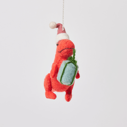 T-Rex Dinoclaus Ornament