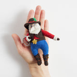 Rodeo Santa Ornament