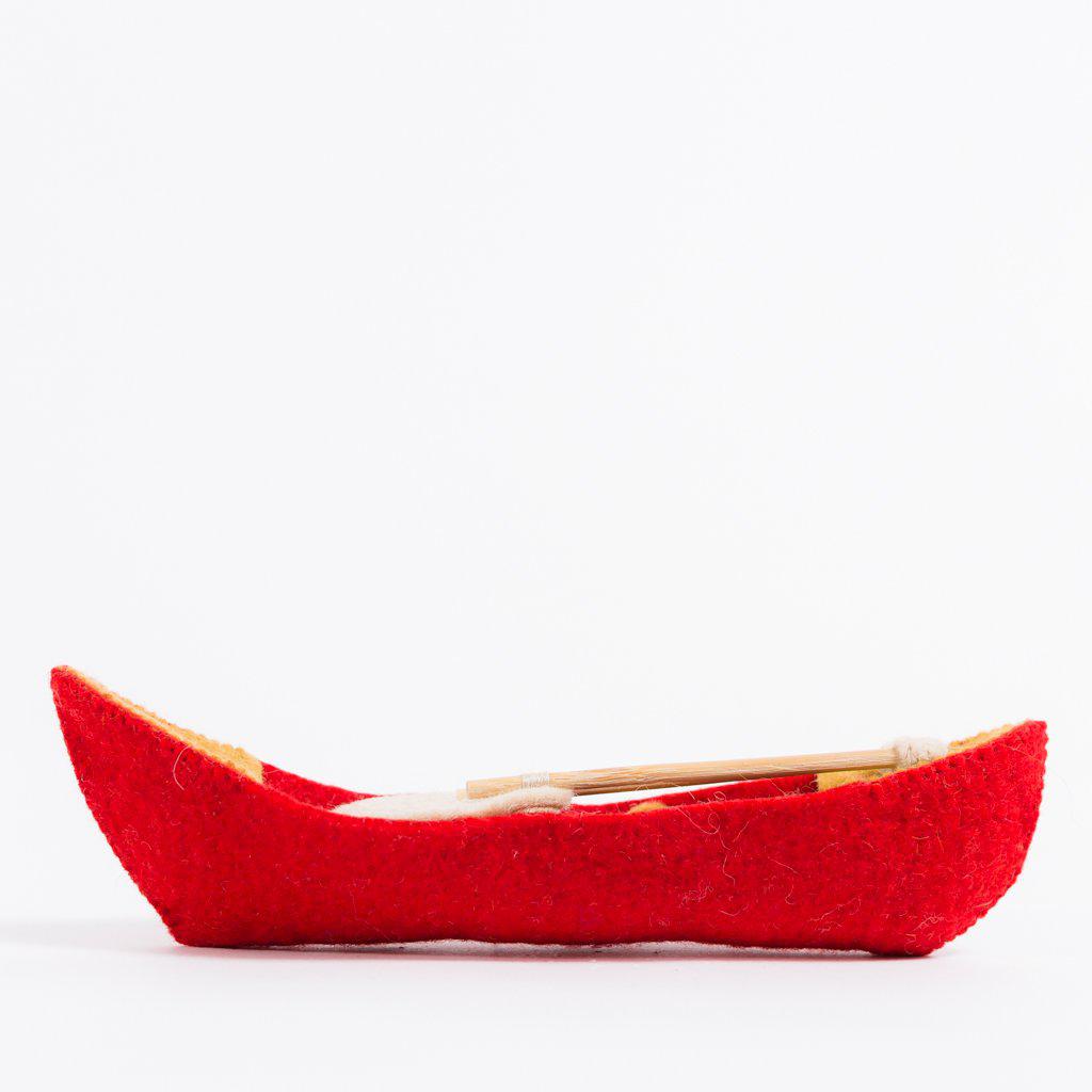 Red River Bend Canoe Ornament