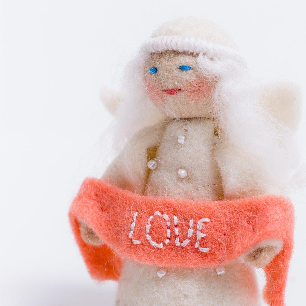 Season's Blessing Love Angel Ornament
