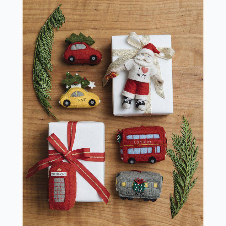 Double Decker London Bus Ornament