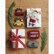 New York CIty and London iconic felt ornaments on gifts
